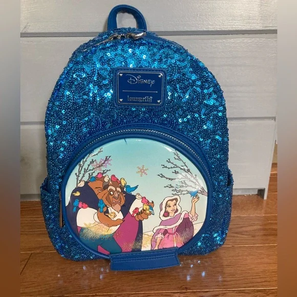 Loungefly | Bags | Disney Sequin Christmas Snow Globe  display picture 2